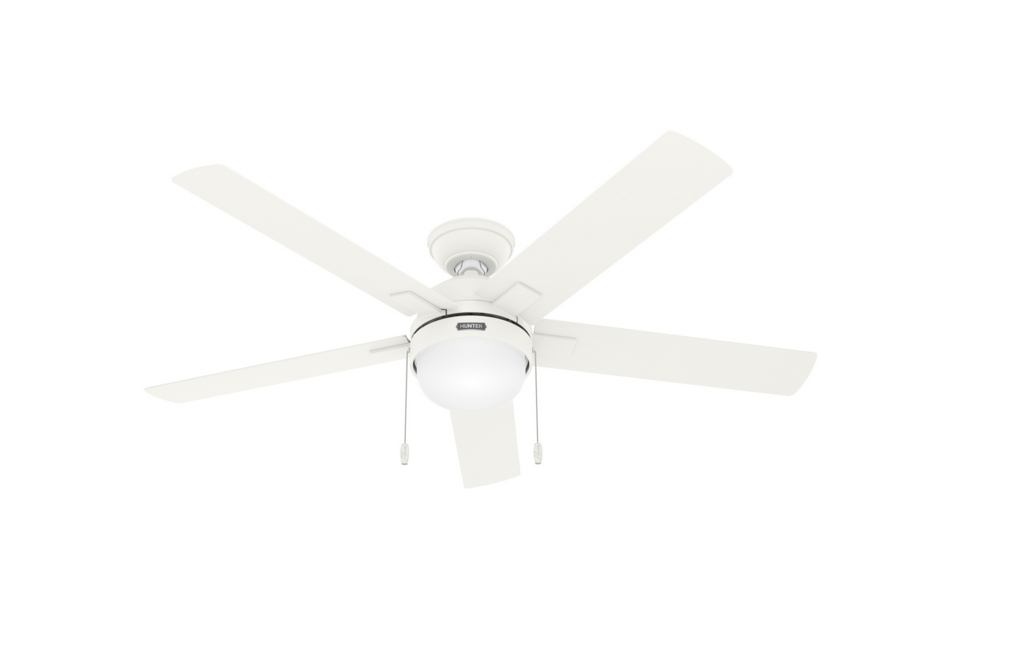 Zoey Matte White 52" Ceiling Fan