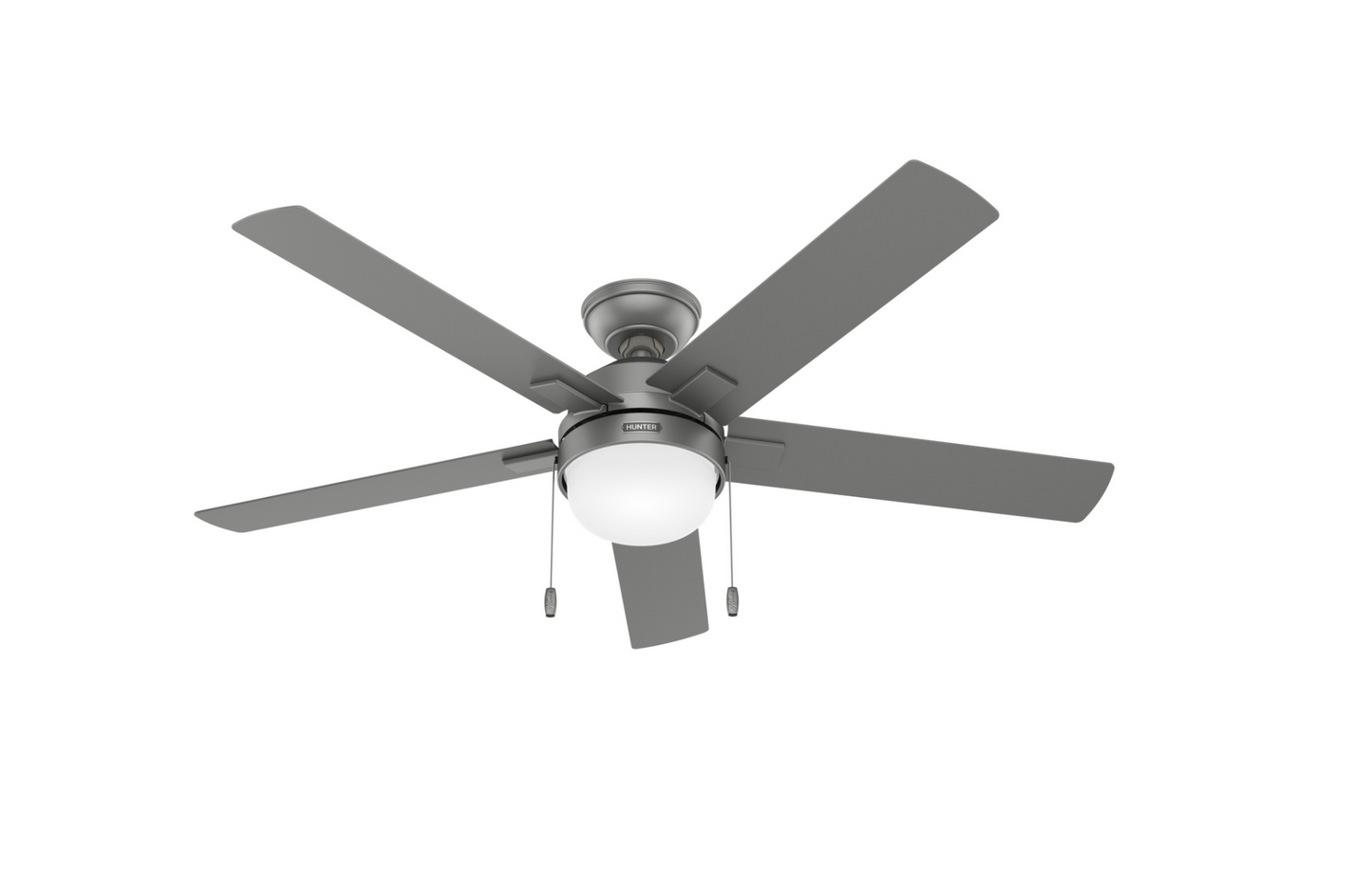 Zoey Matte Silver 52" Ceiling Fan