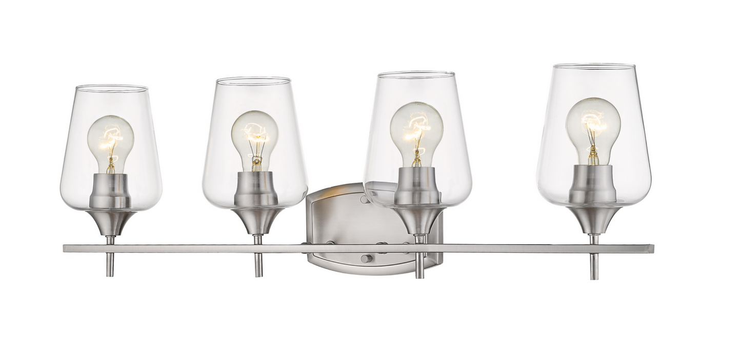 Julia Brushed Nickel Vanity Light