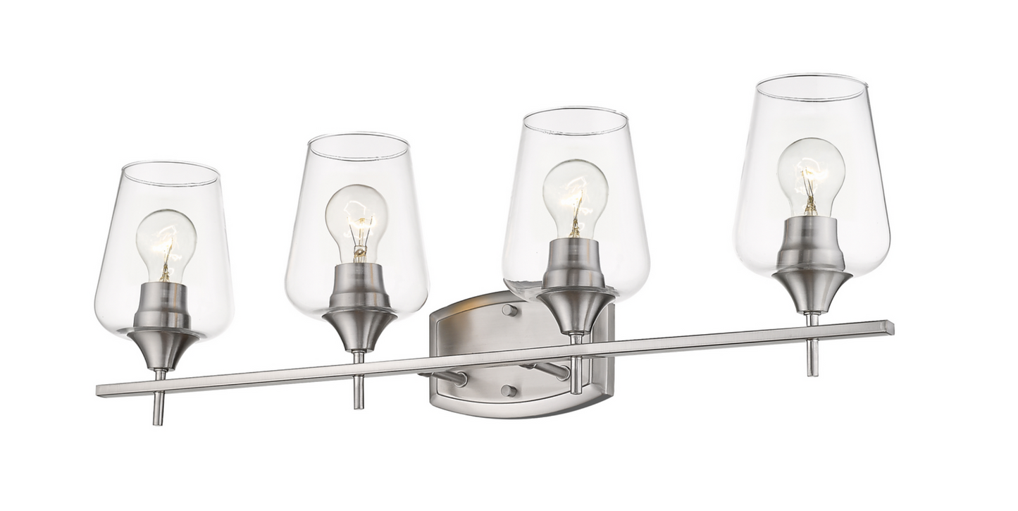 Julia Brushed Nickel Vanity Light