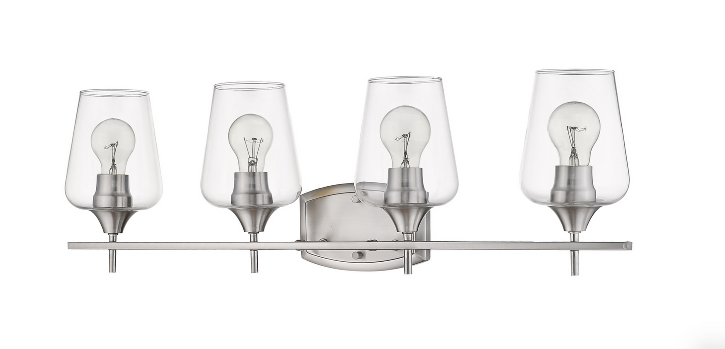 Julia Brushed Nickel Vanity Light