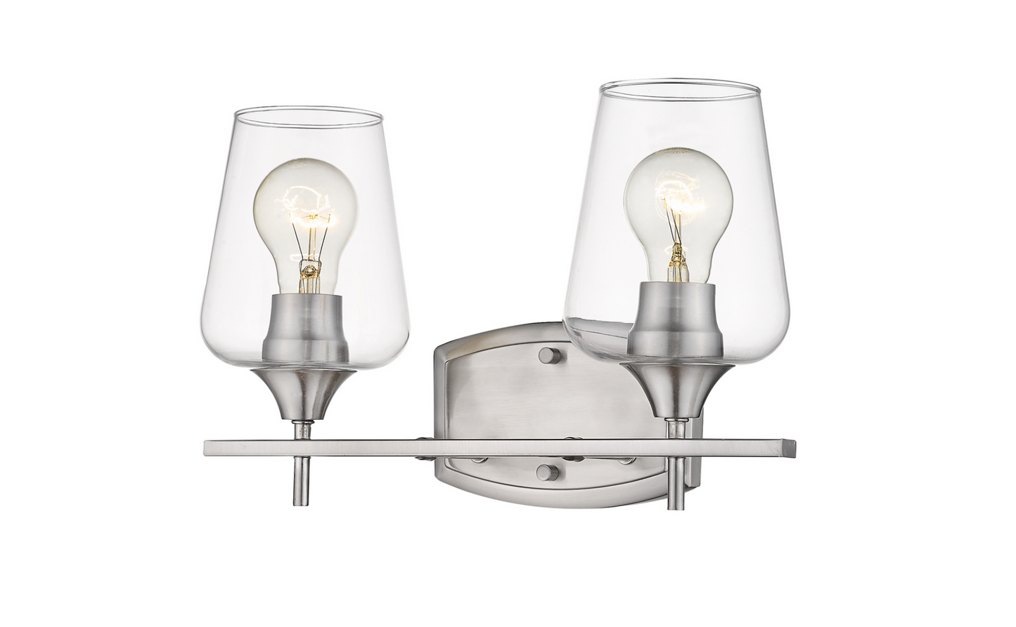 Julia Brushed Nickel Vanity Light