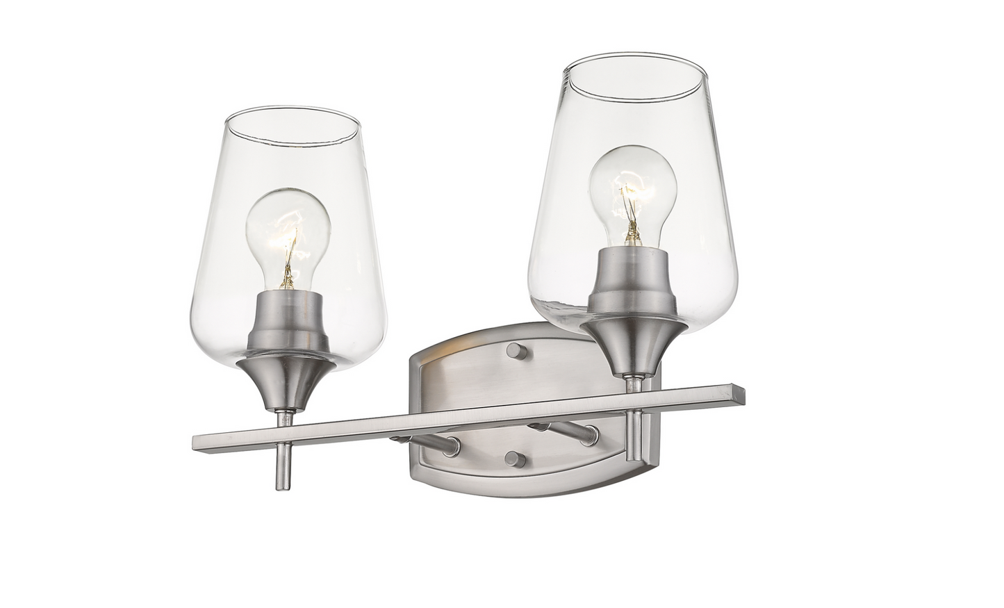 Julia Brushed Nickel Vanity Light