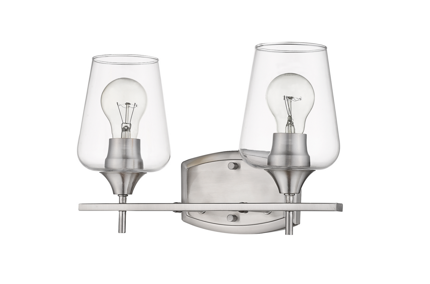 Julia Brushed Nickel Vanity Light