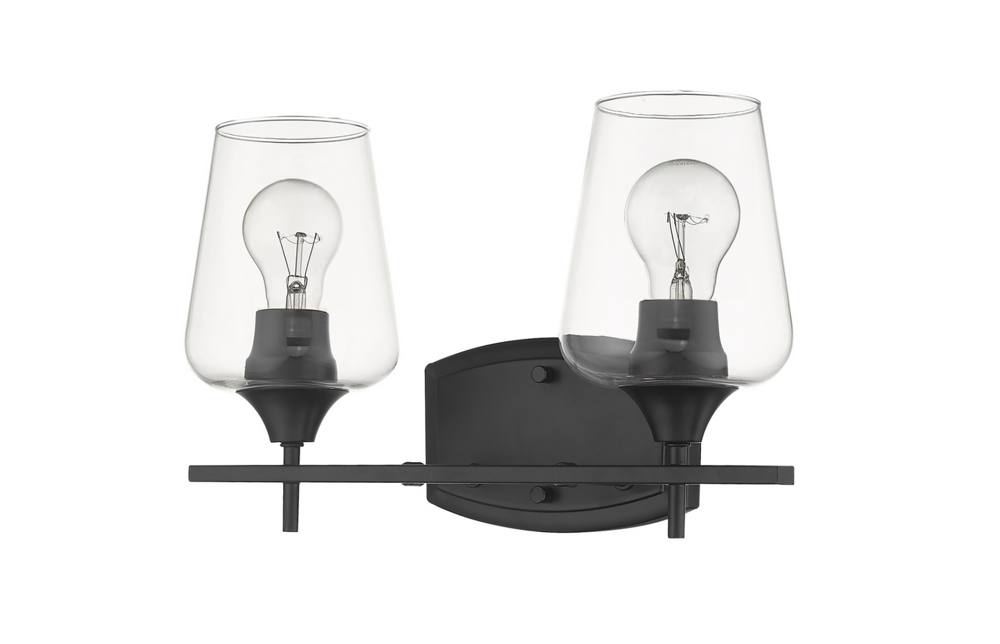 Julia Matte Black Vanity Light