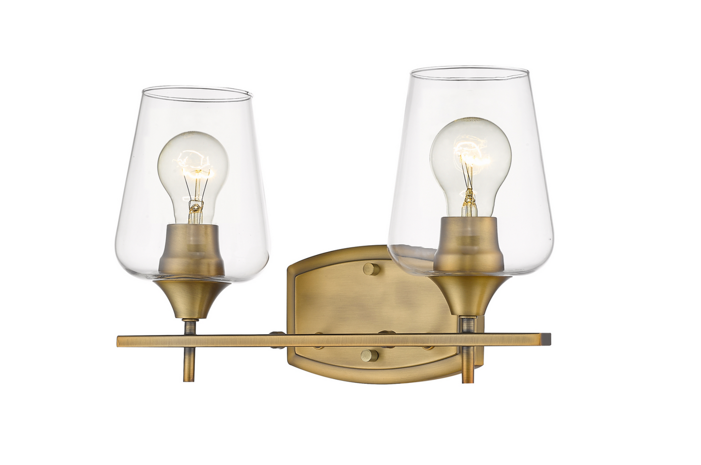 Julia Matte Brass Vanity Light