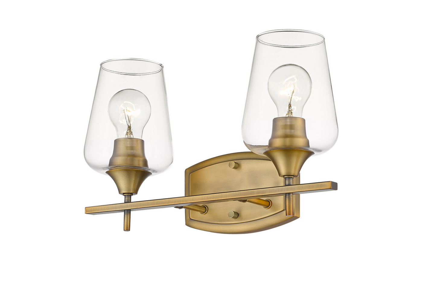 Julia Matte Brass Vanity Light