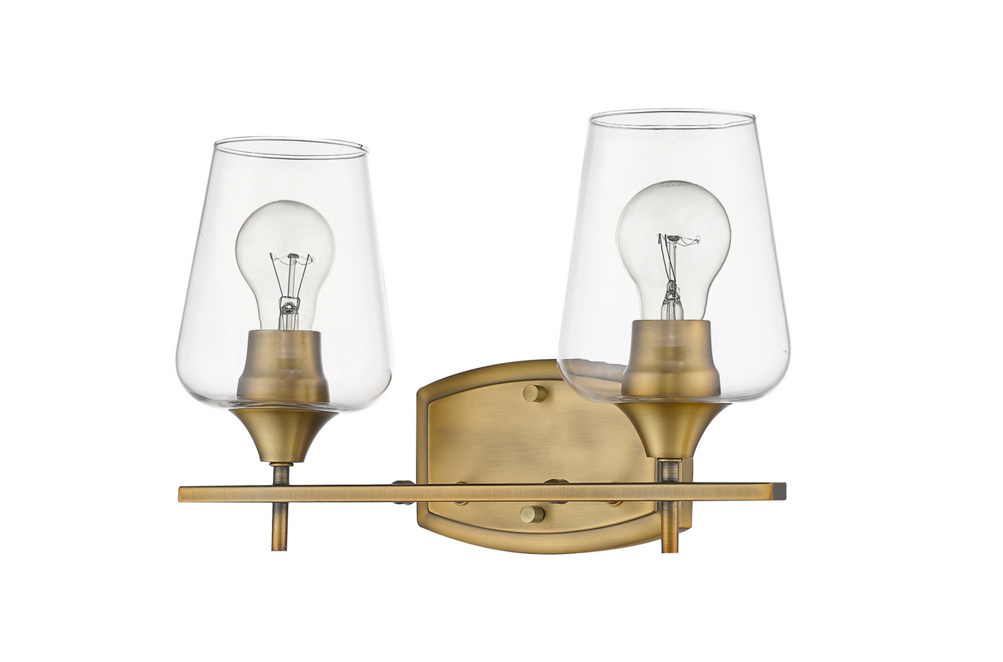 Julia Matte Brass Vanity Light
