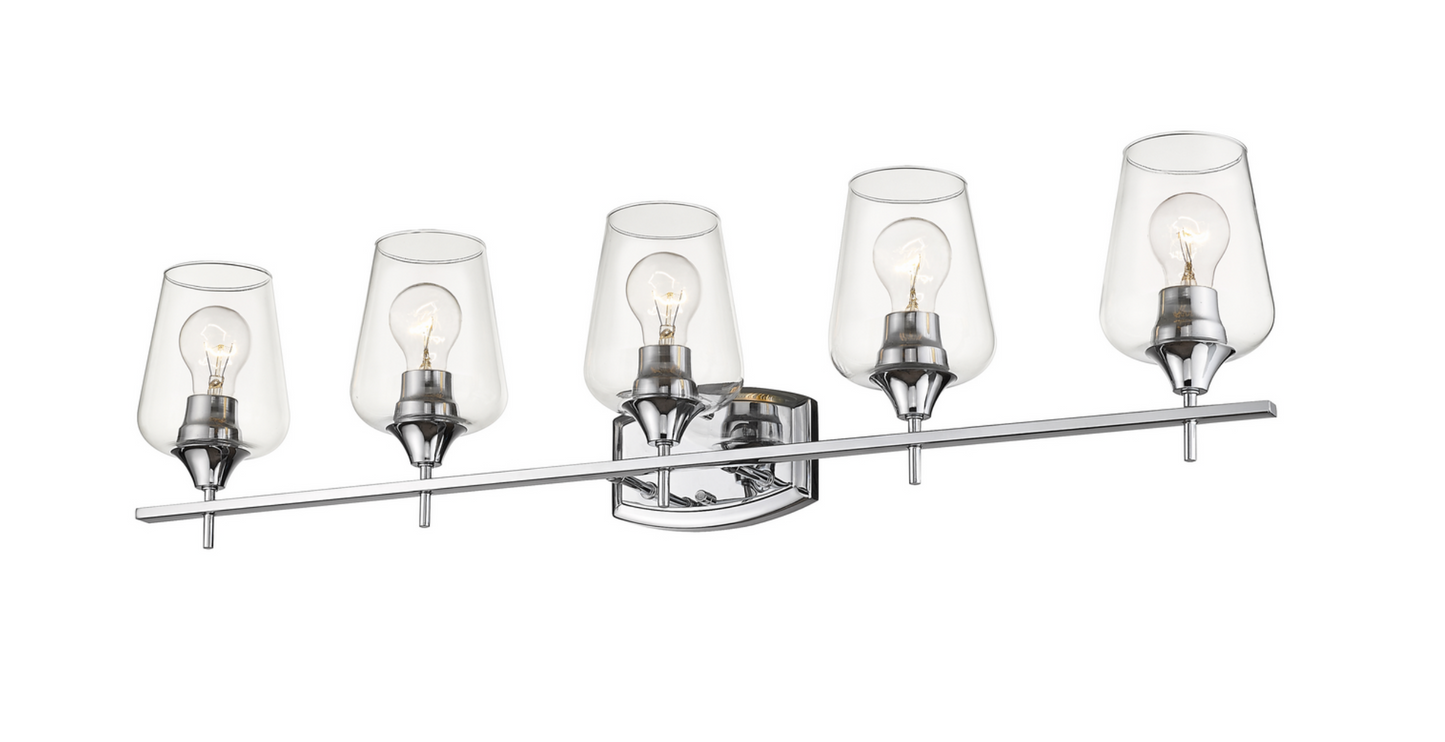Julia Chrome Vanity Light