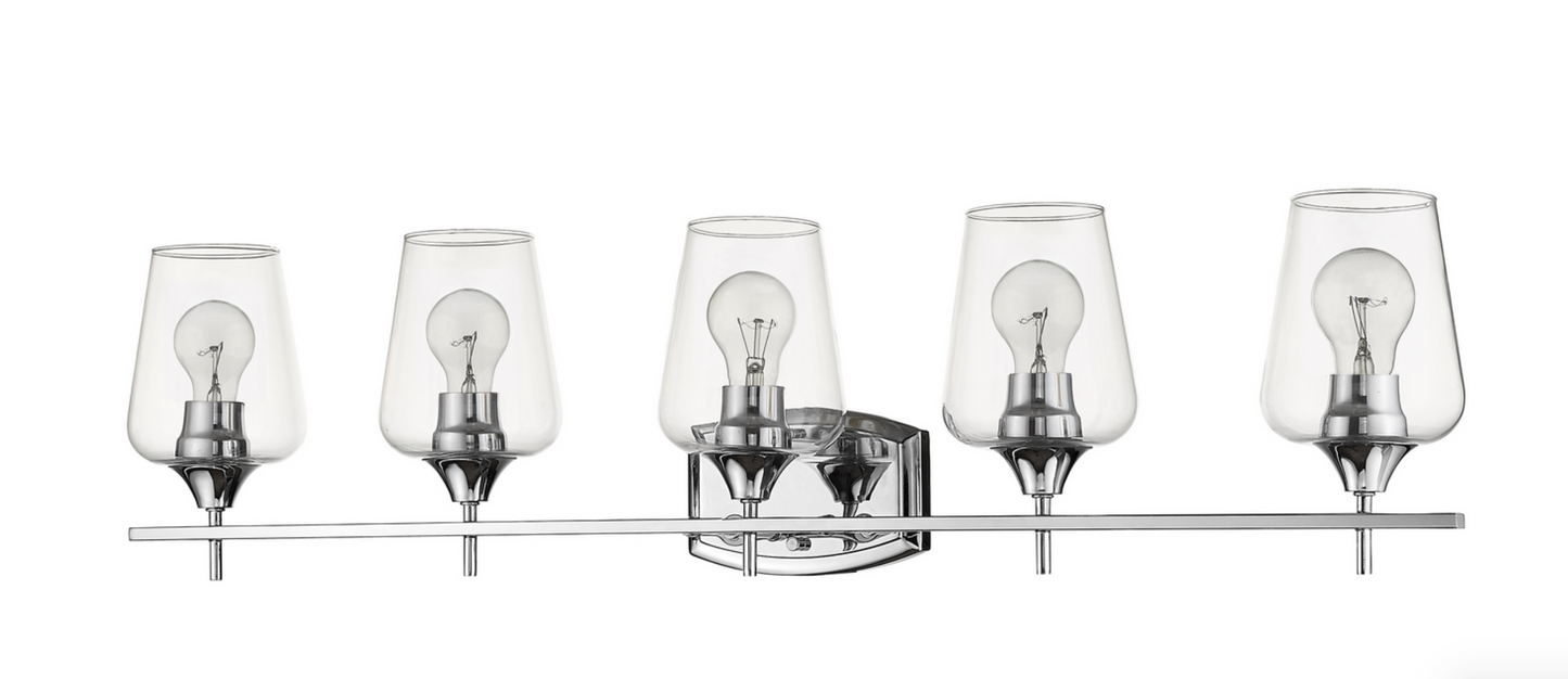 Julia Chrome Vanity Light