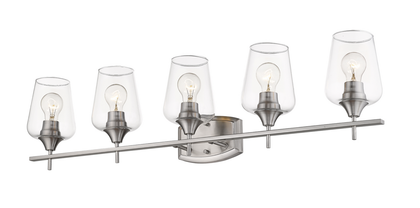 Julia Brushed Nickel Vanity Light