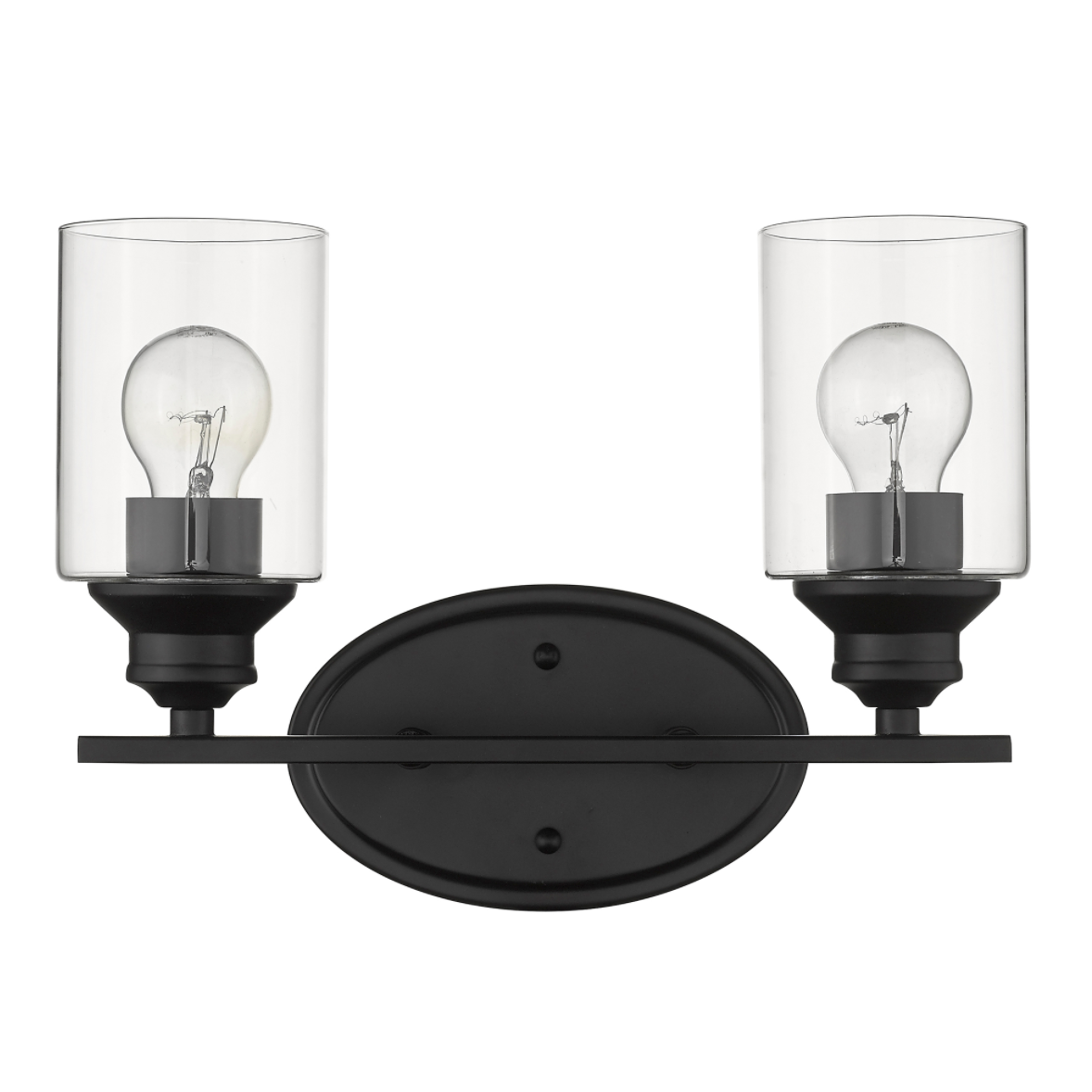 Gio Matte Black Vanity Light