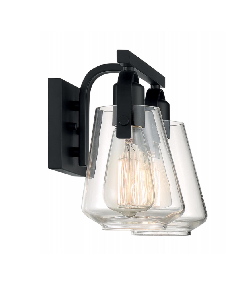 Skye Matte Black Vanity Light