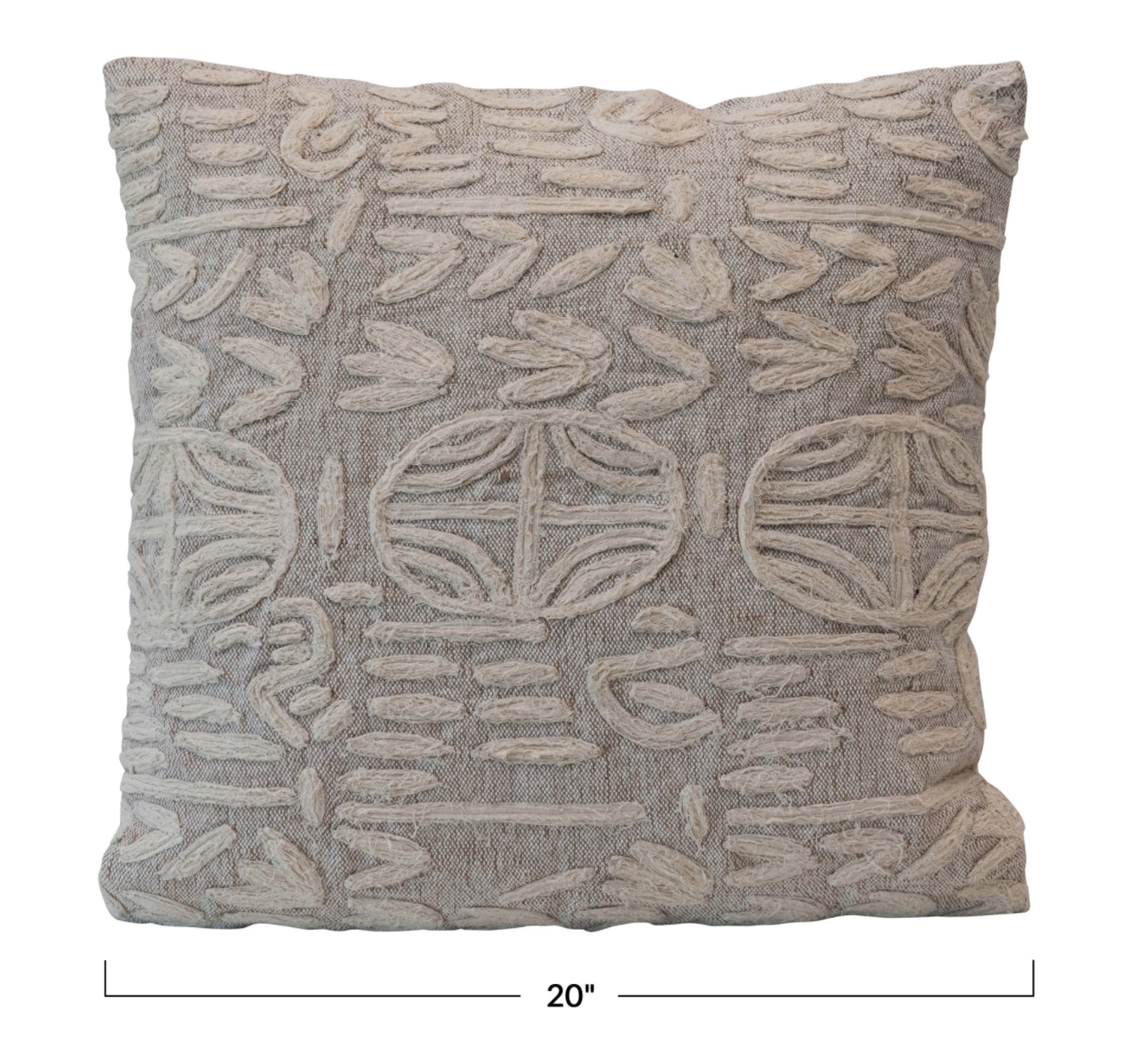 Myra Cotton & Jute Throw Pillow