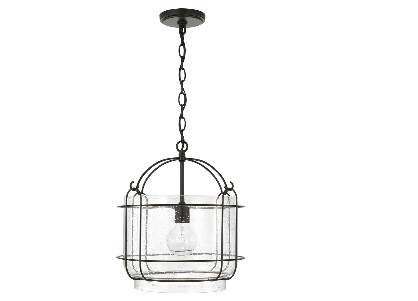 Turner Black Pendant
