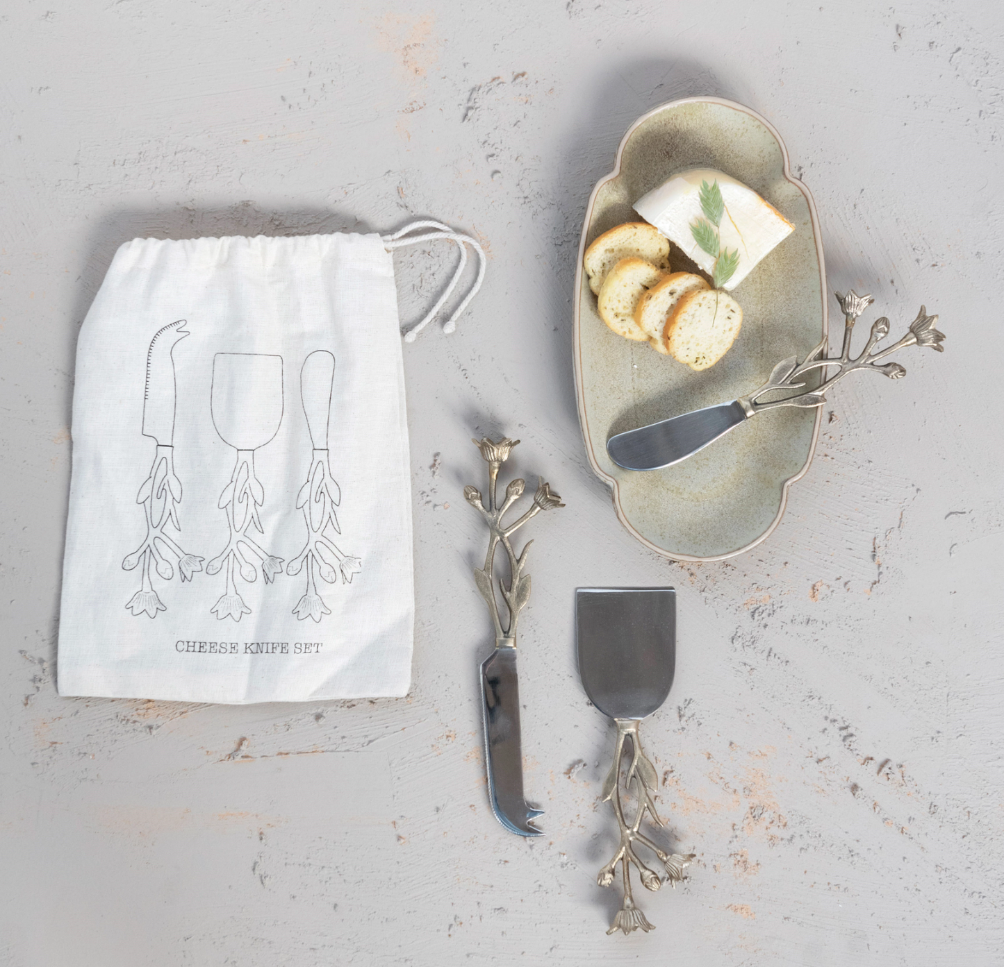 Heirloom Cheese Knife Set