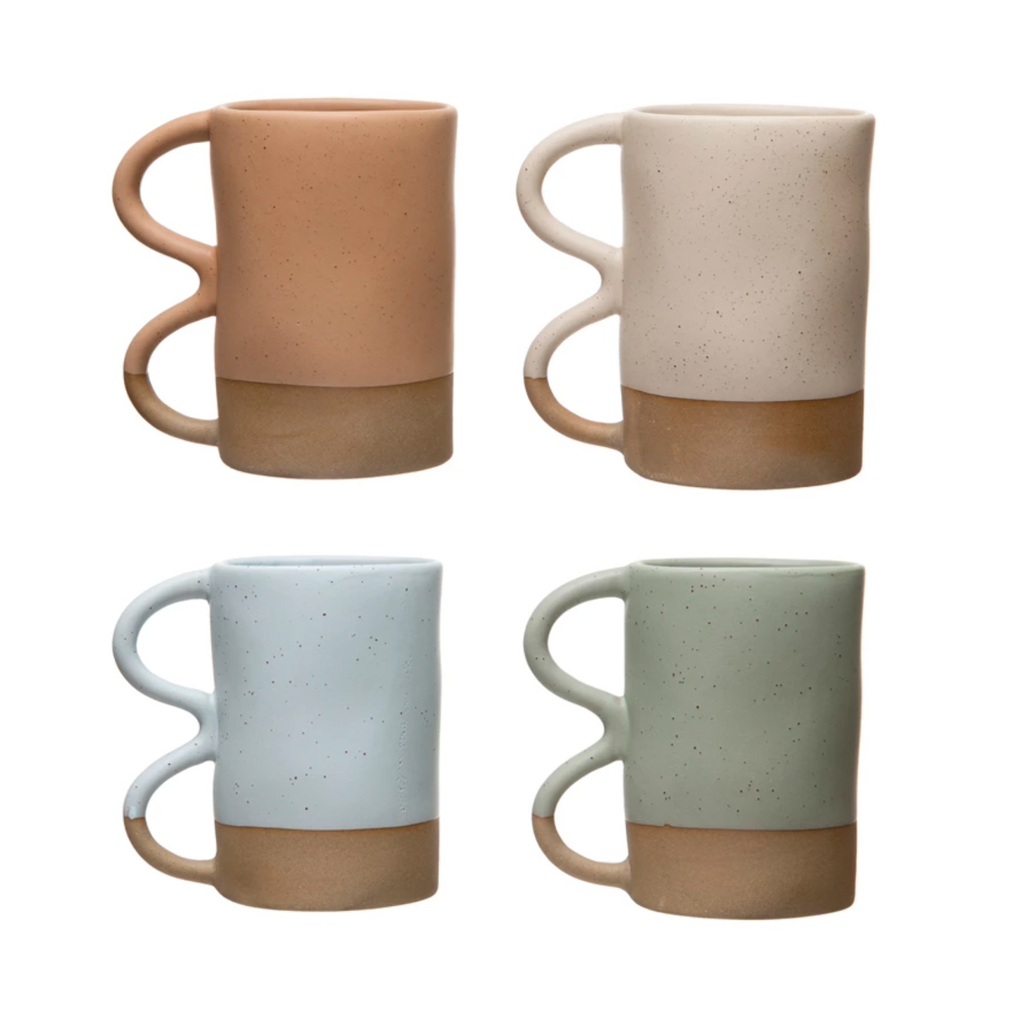 Curvy Stoneware Mug