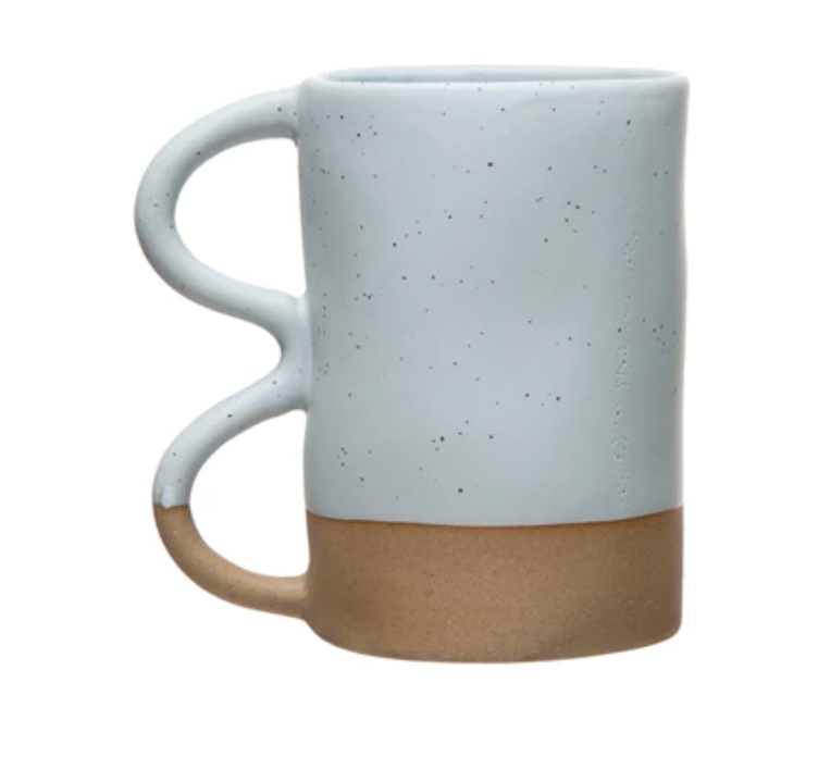 Curvy Stoneware Mug