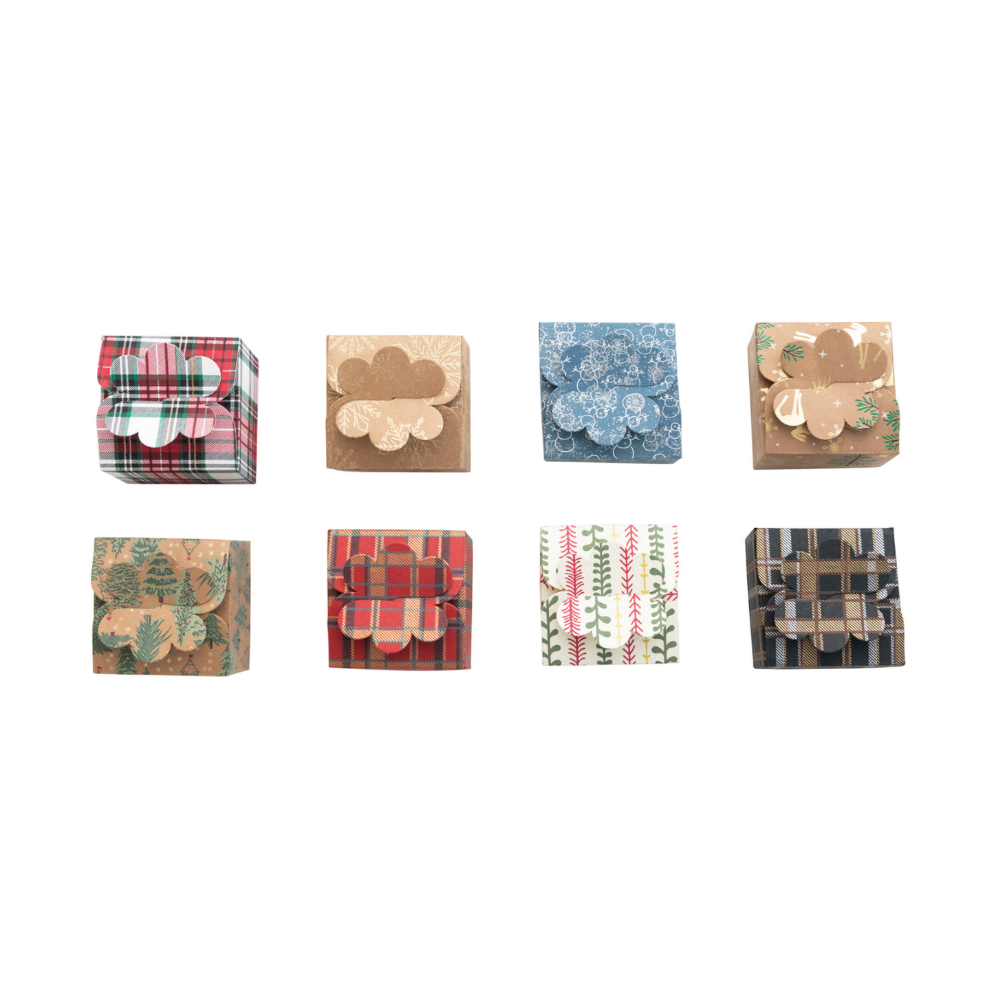 Recycled Printed Interlocking Gift Box