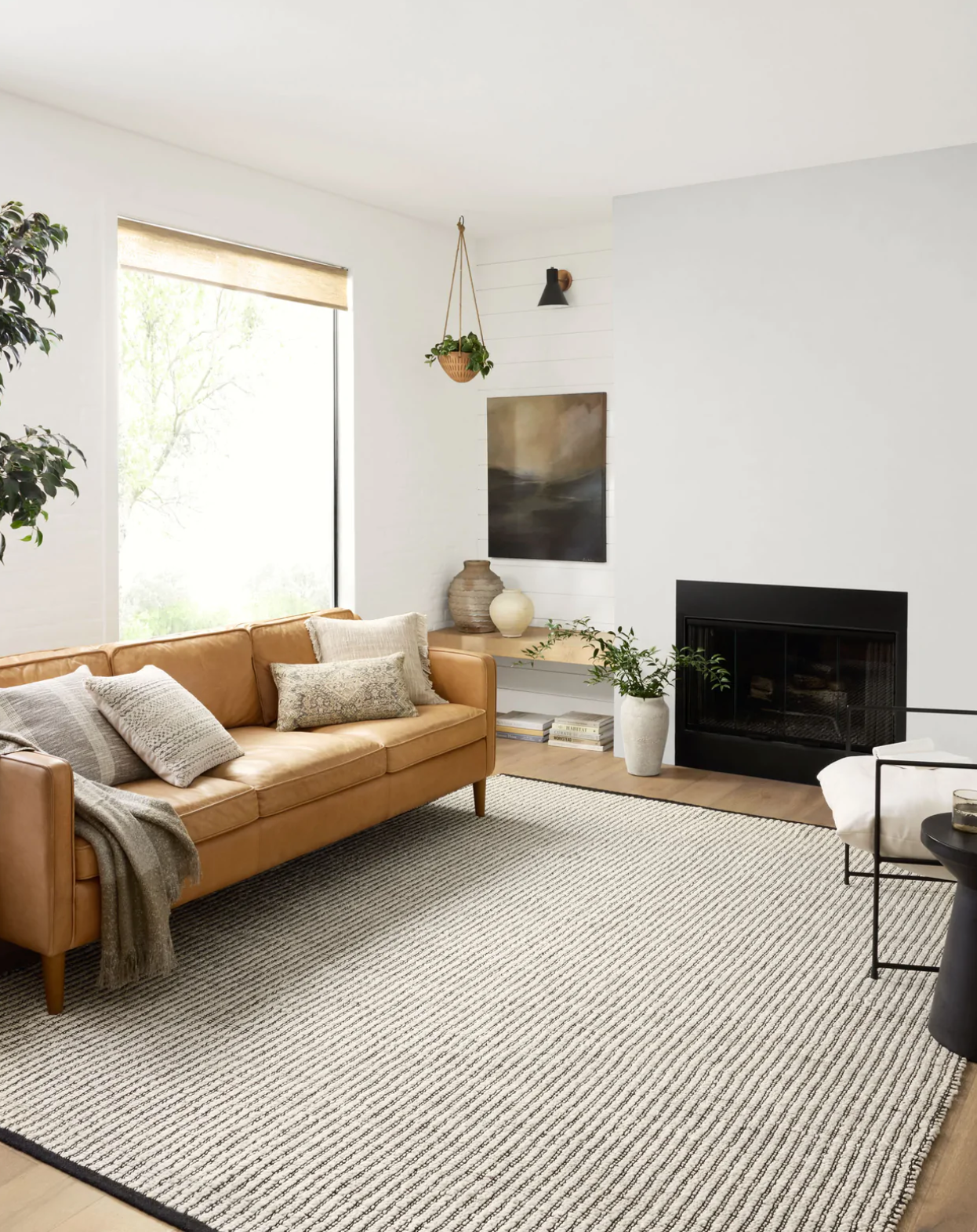 Colton Ivory / Black Rug