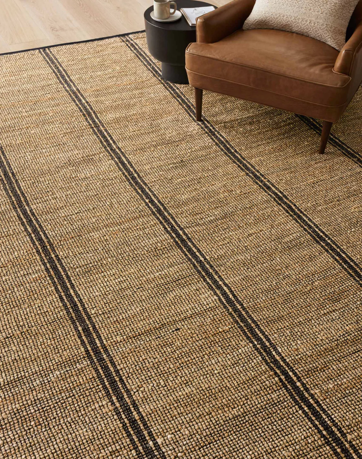 Colton Natural / Black Rug