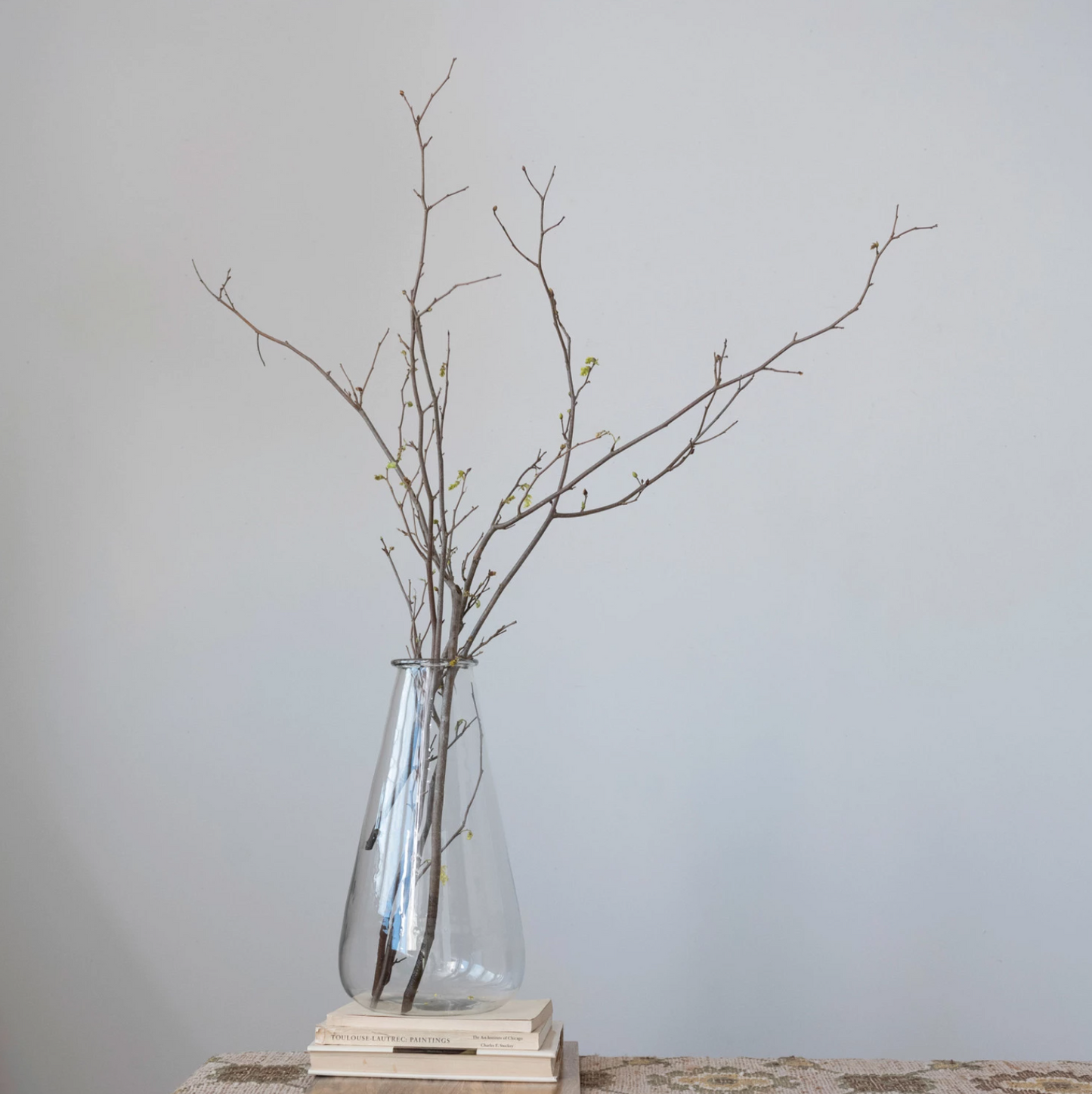 Hand-Blown Vintage Reproduction Glass Vase