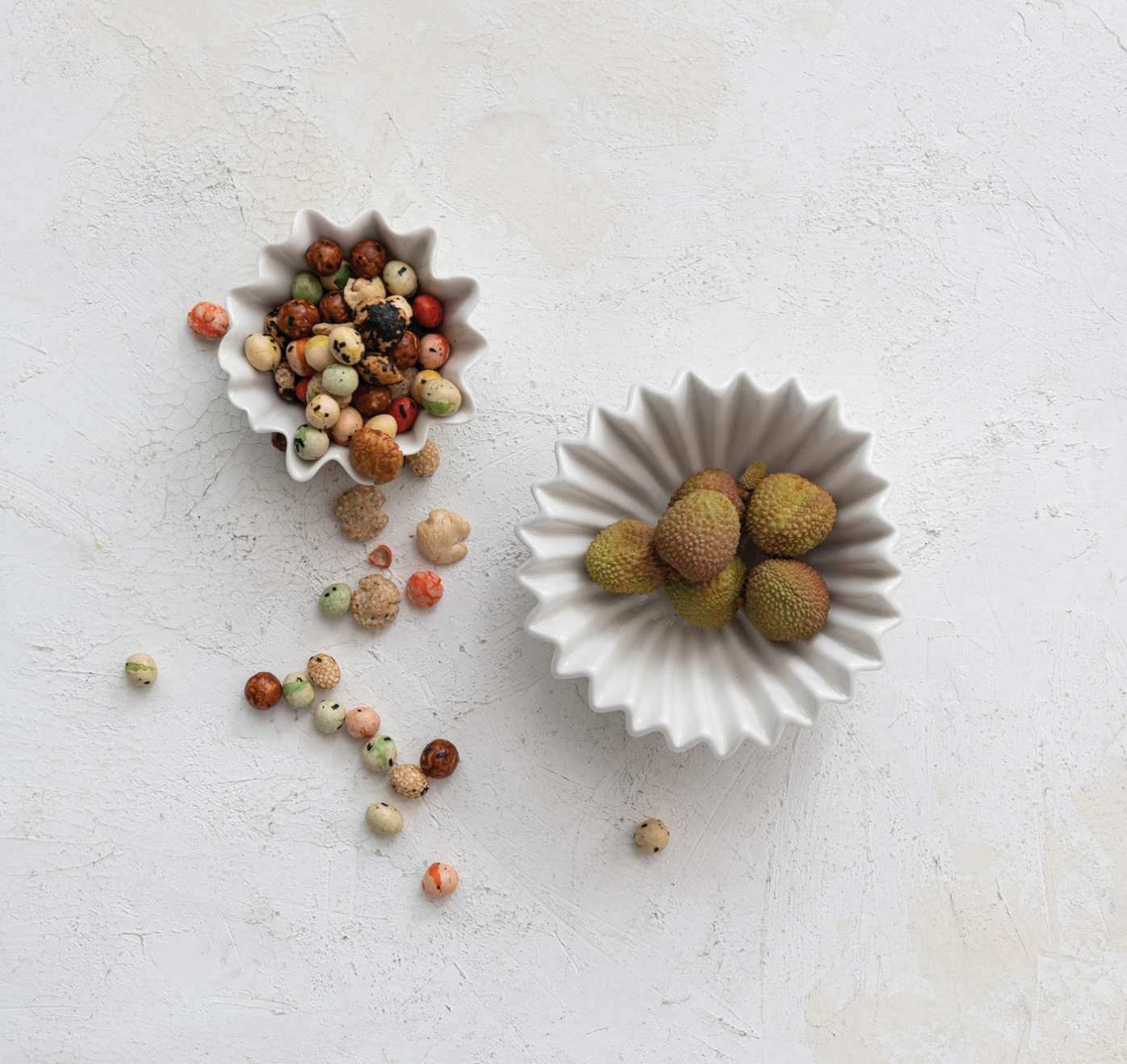 Stoneware Fluted Bowl