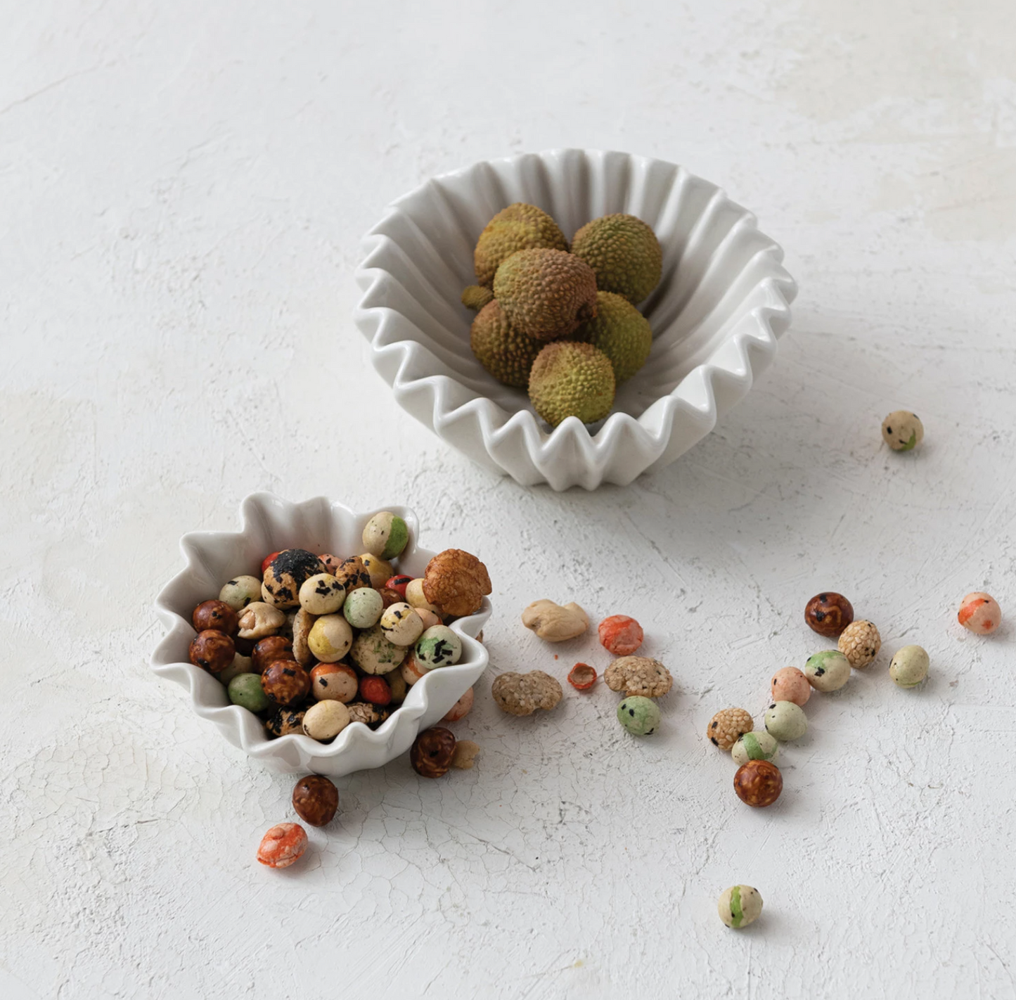 Stoneware Fluted Bowl
