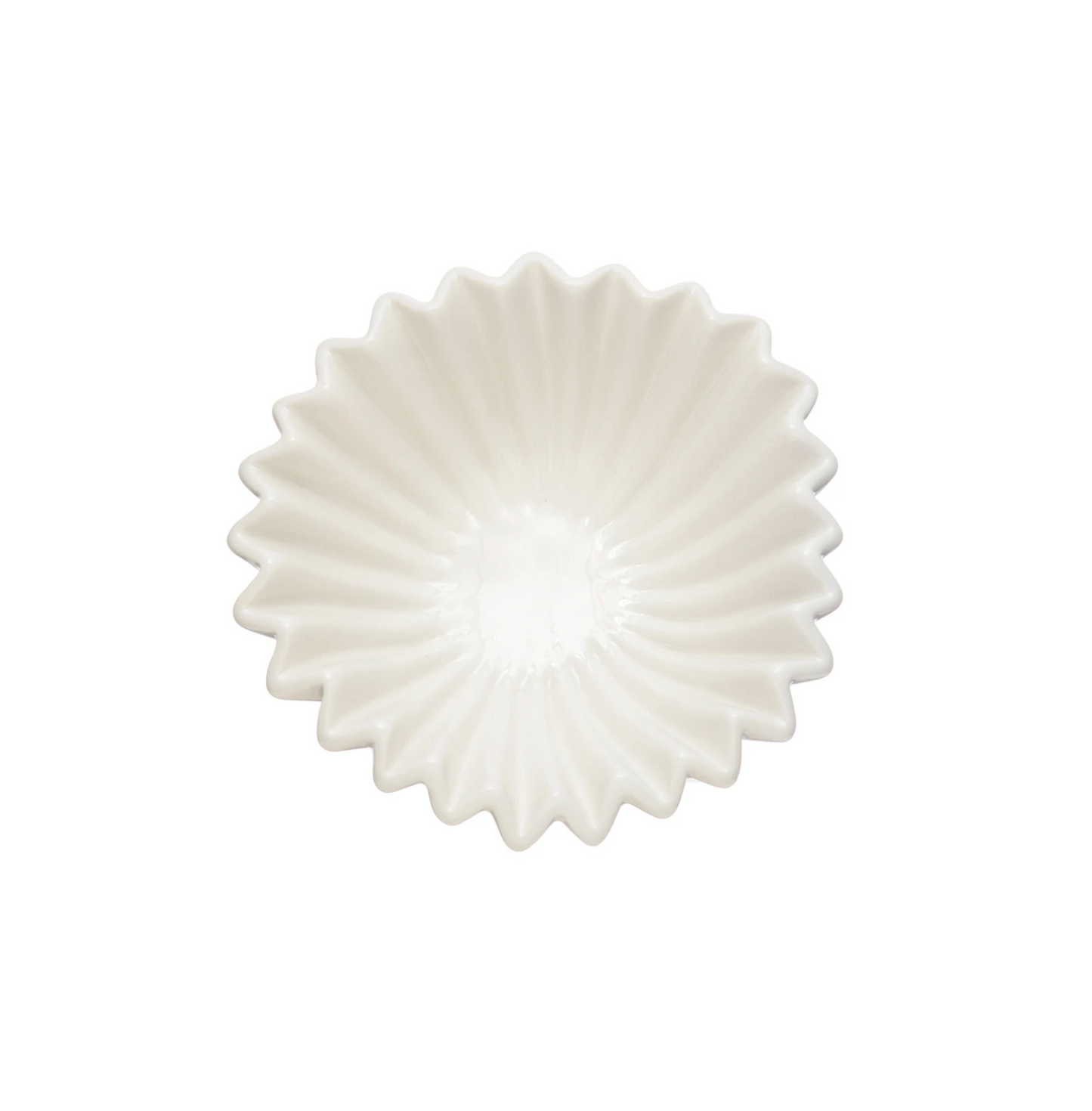 Stoneware Fluted Bowl