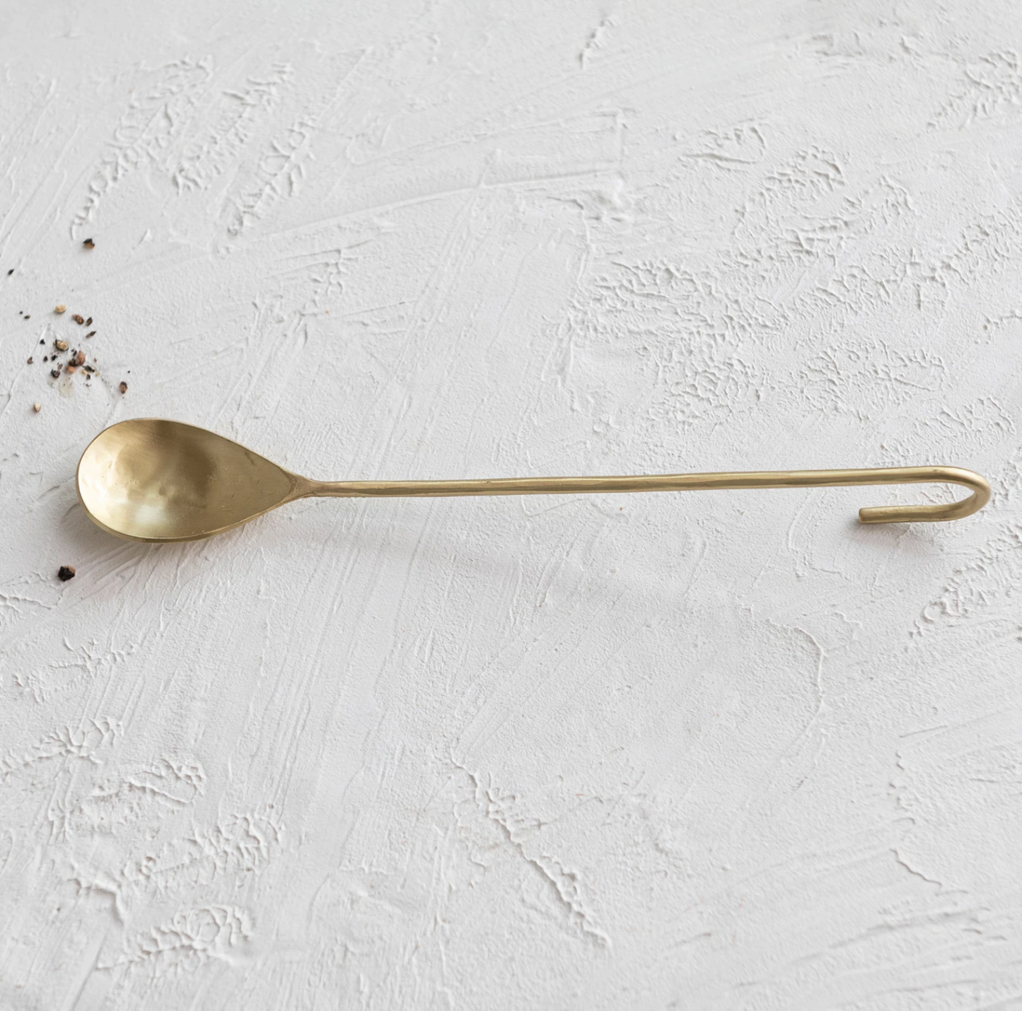Hand-Forged Brass Jar Spoon