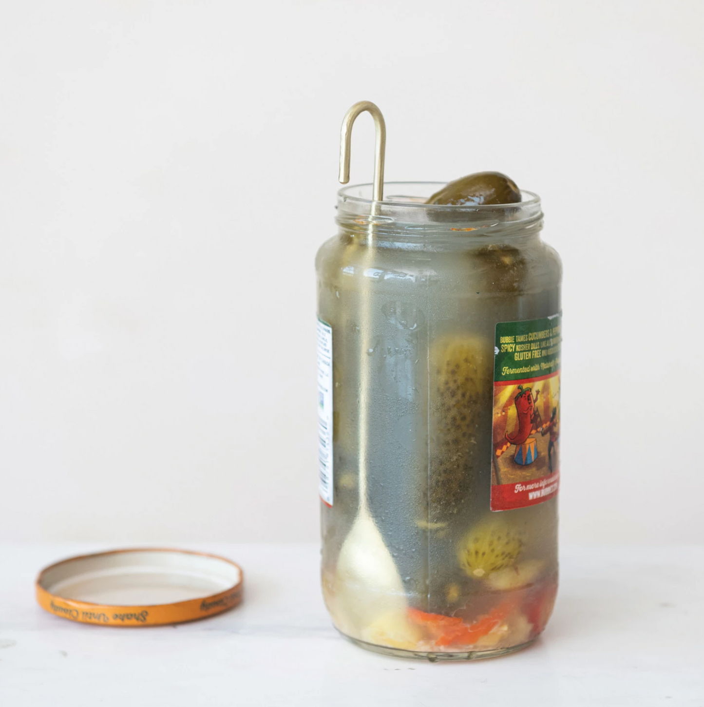 Hand-Forged Brass Jar Spoon
