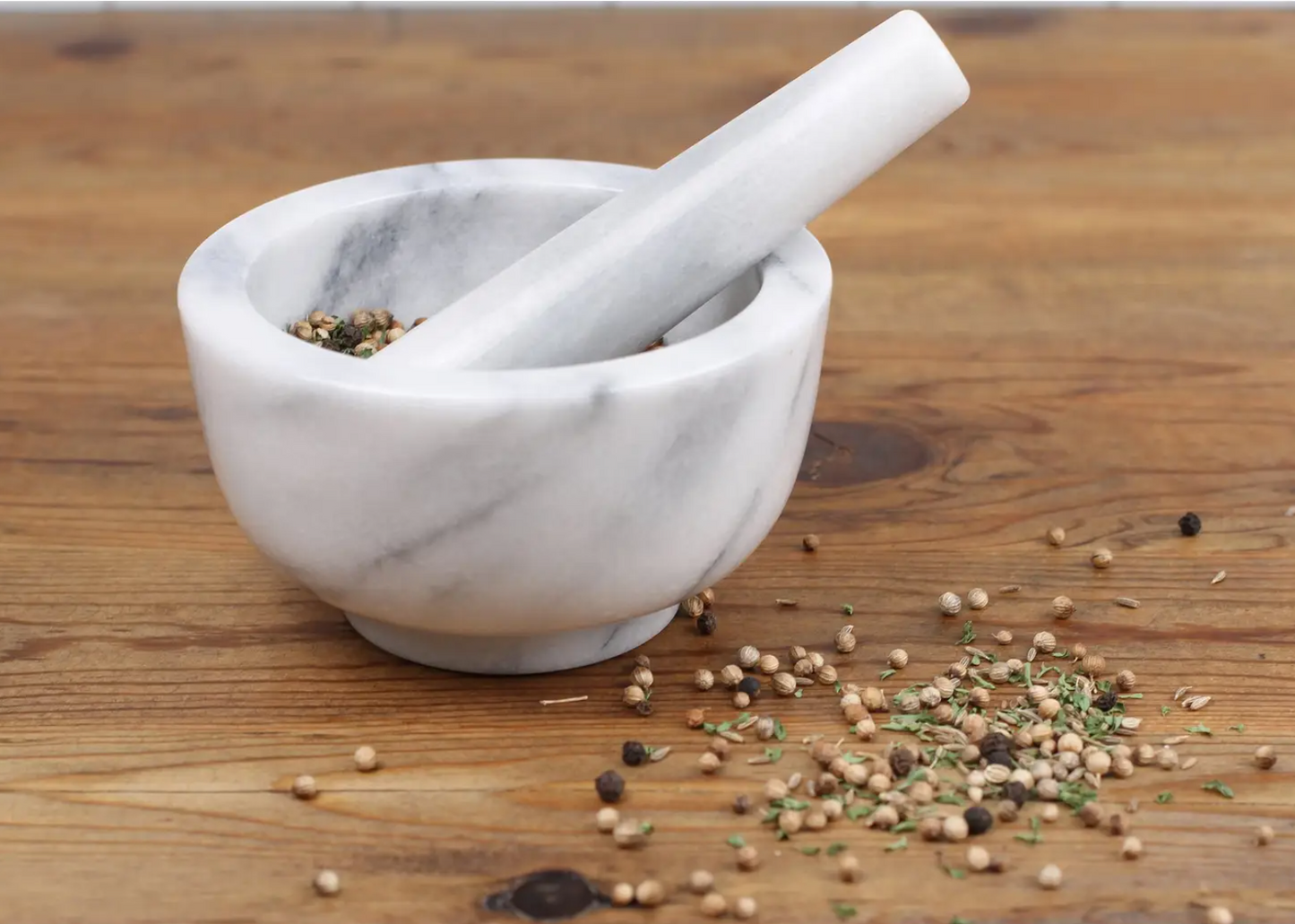 Marble Mortar and Pestle