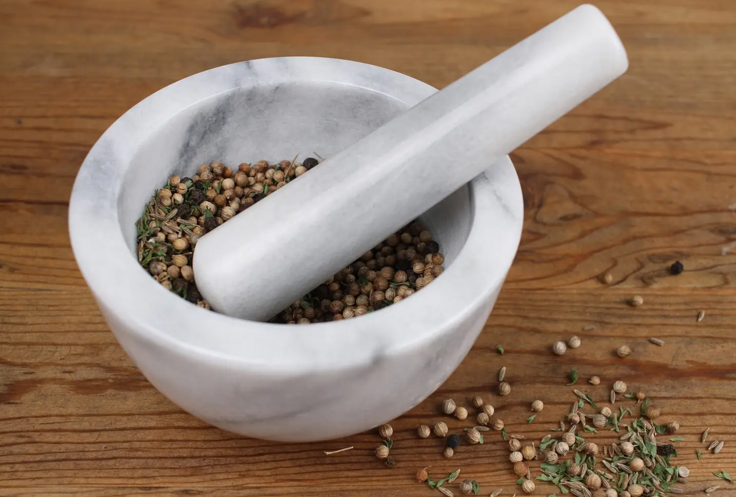 Marble Mortar and Pestle