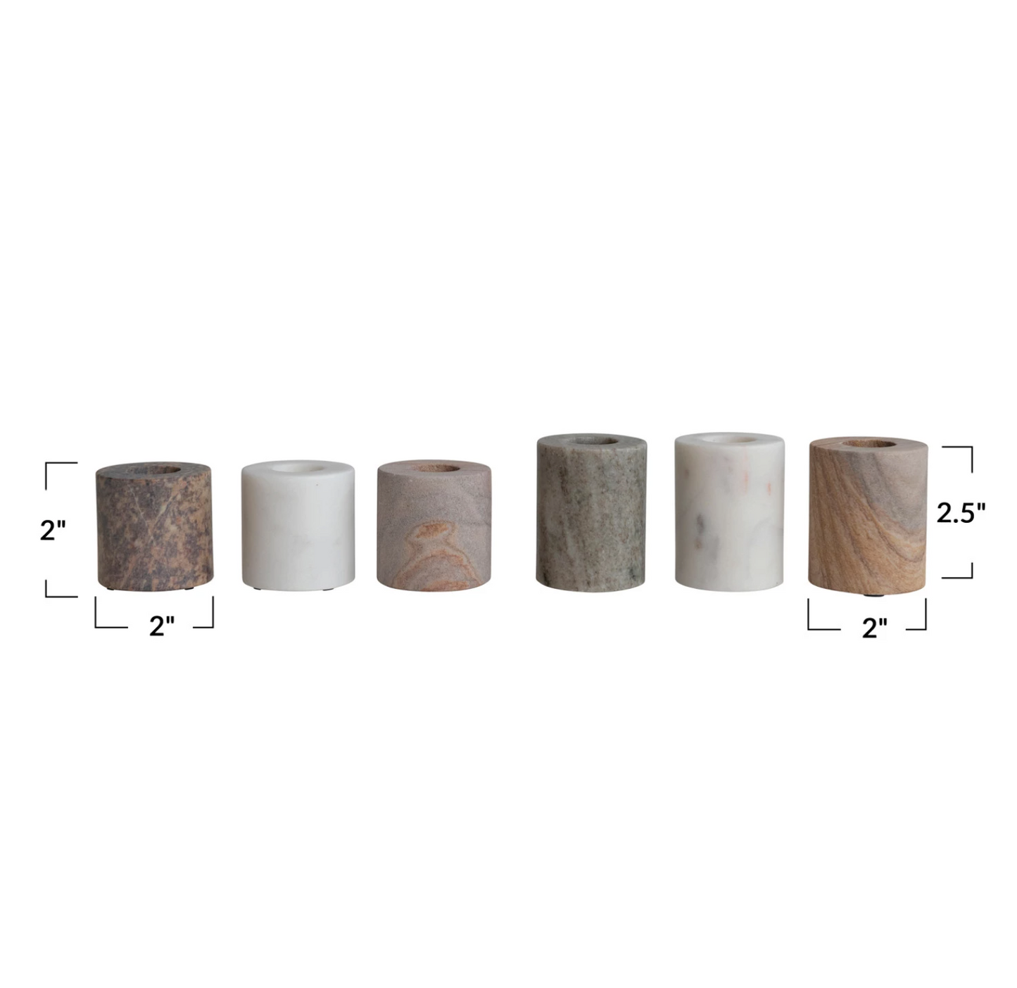 Marble Taper Holders