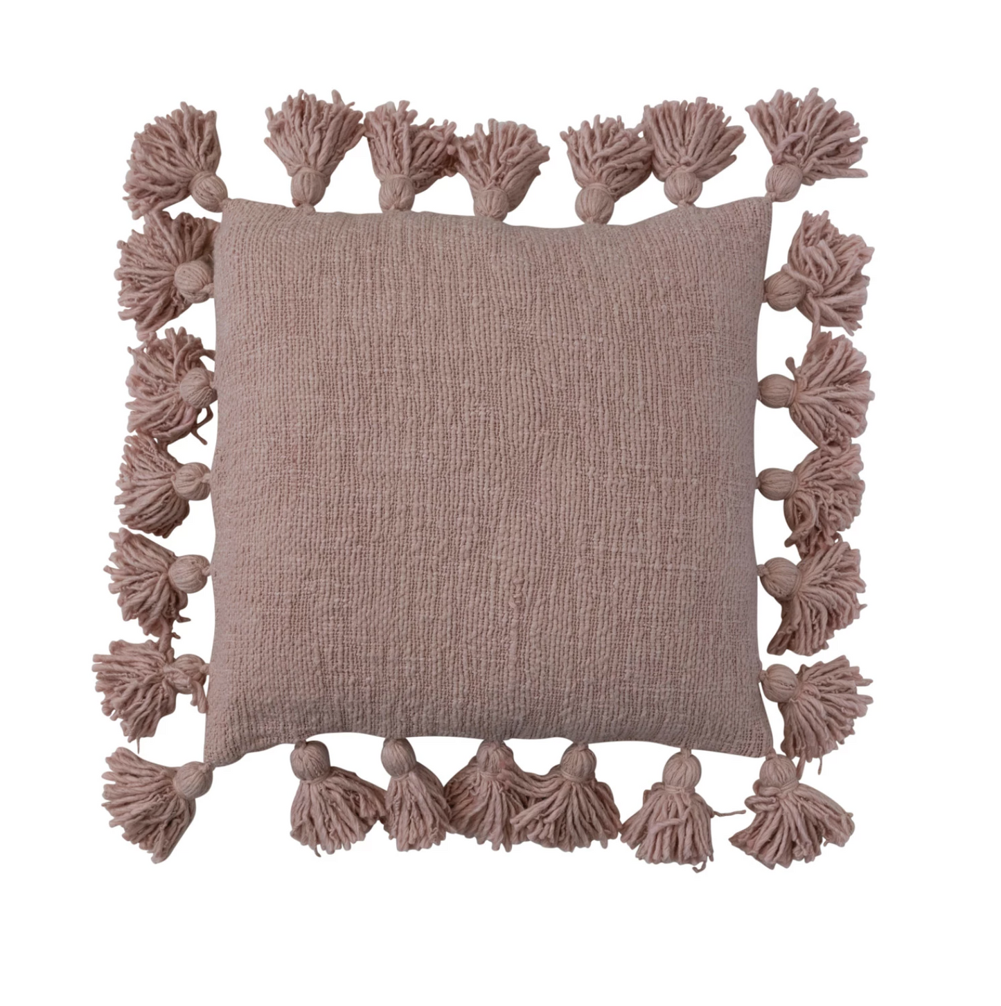 Blush Tassel Pillow
