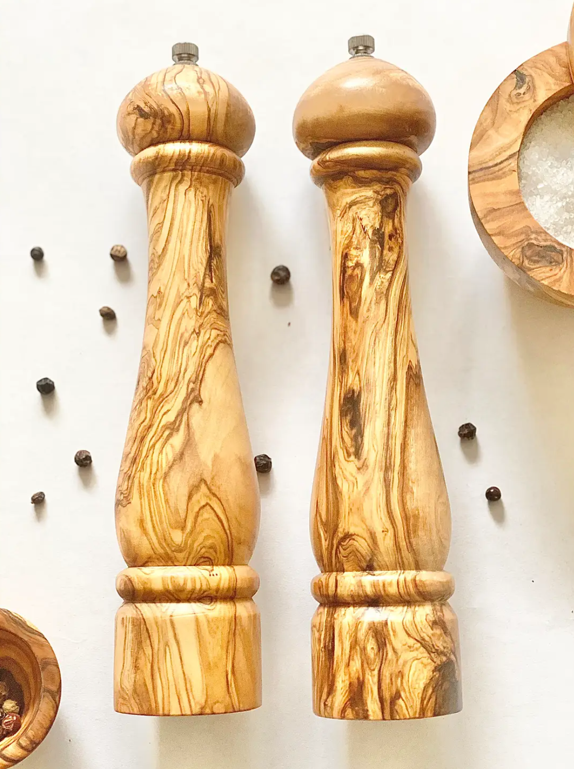 Olive Wood Salt and Pepper Mills