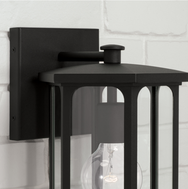 Walton Outdoor Black Sconce