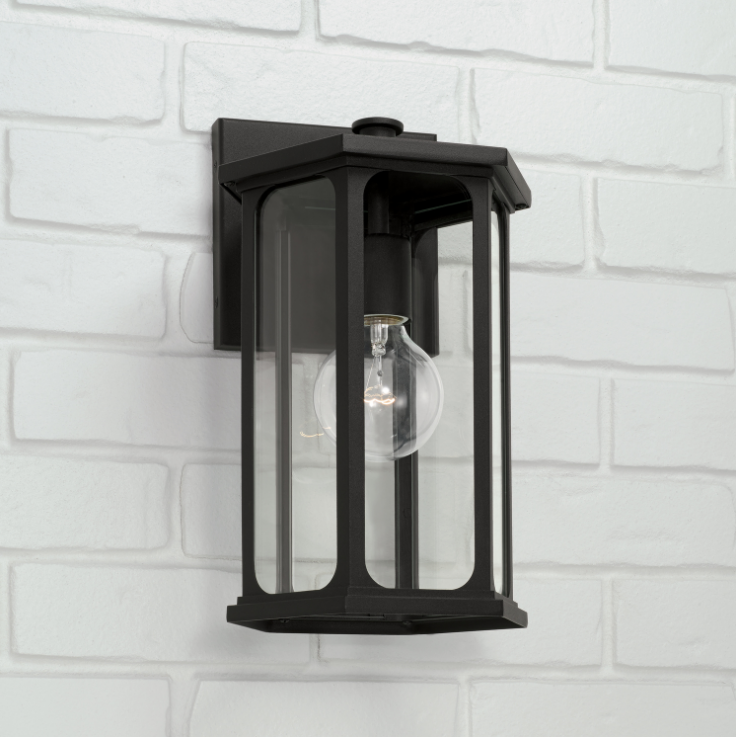 Walton Outdoor Black Sconce