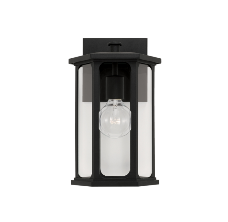 Walton Outdoor Black Sconce
