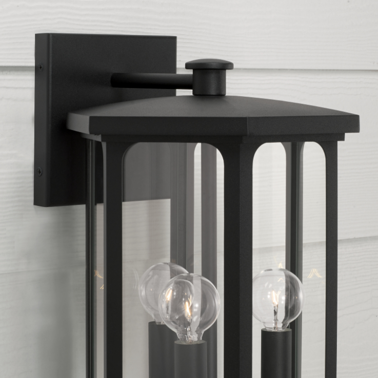 Walton Outdoor Black Sconce