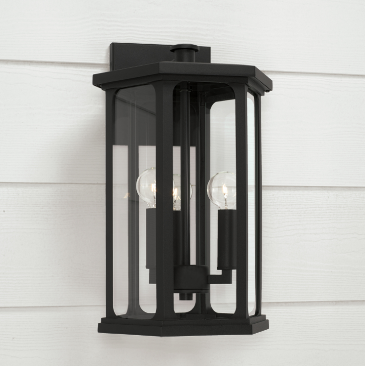 Walton Outdoor Black Sconce