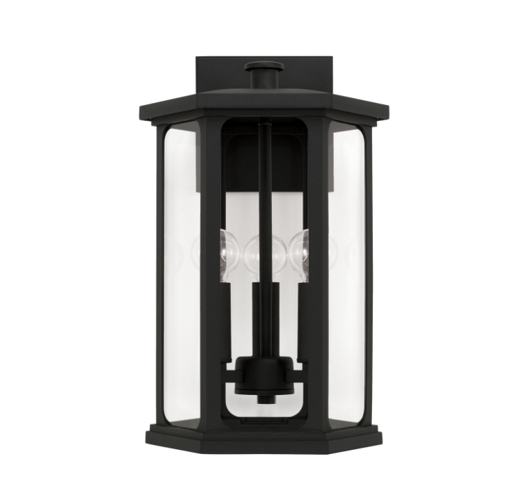 Walton Outdoor Black Sconce