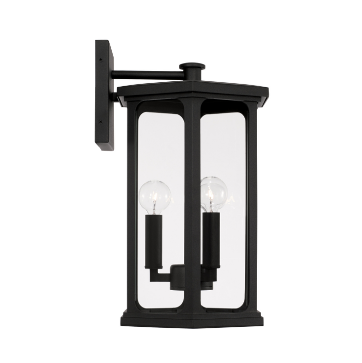 Walton Outdoor Black Sconce