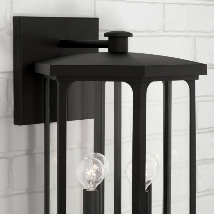 Walton Outdoor Black Sconce