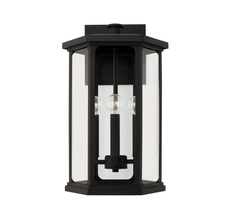 Walton Outdoor Black Sconce