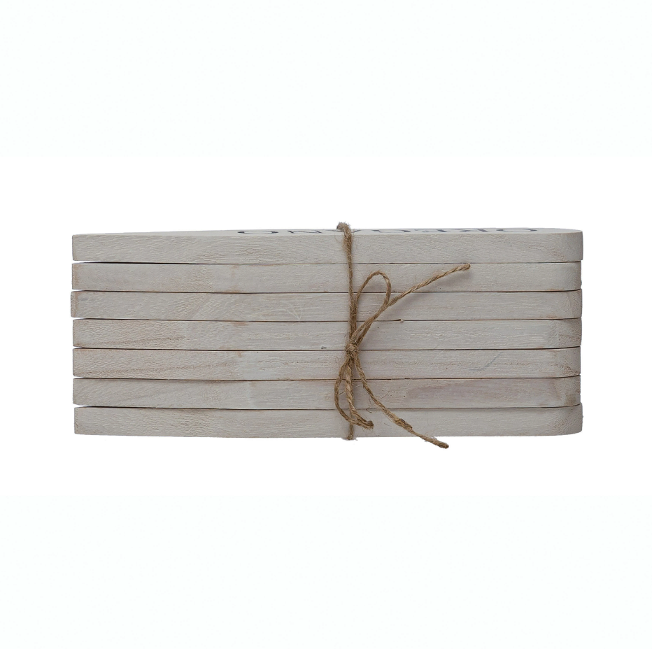 Wood Herb Garden Marker Set