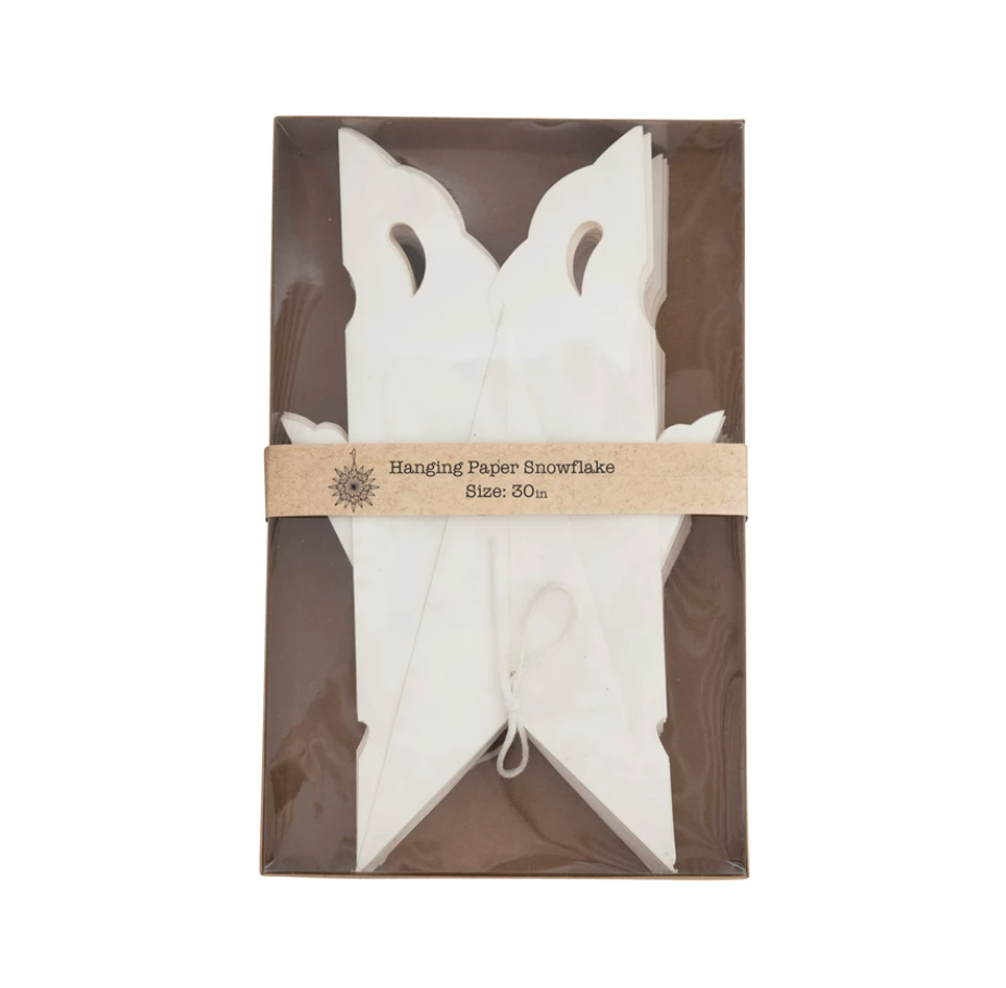 Paper Snowflake Ornament