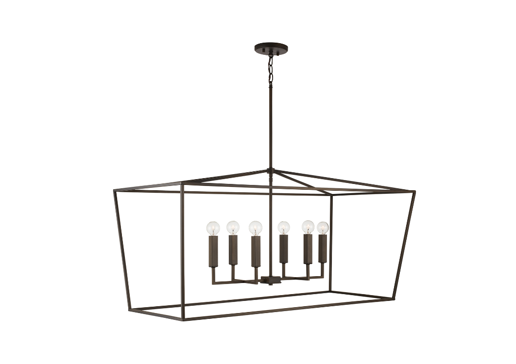 Theo 6 Light pendant