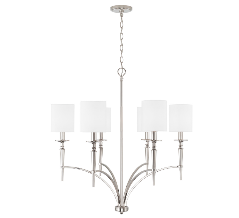 London 6 Light Chandelier