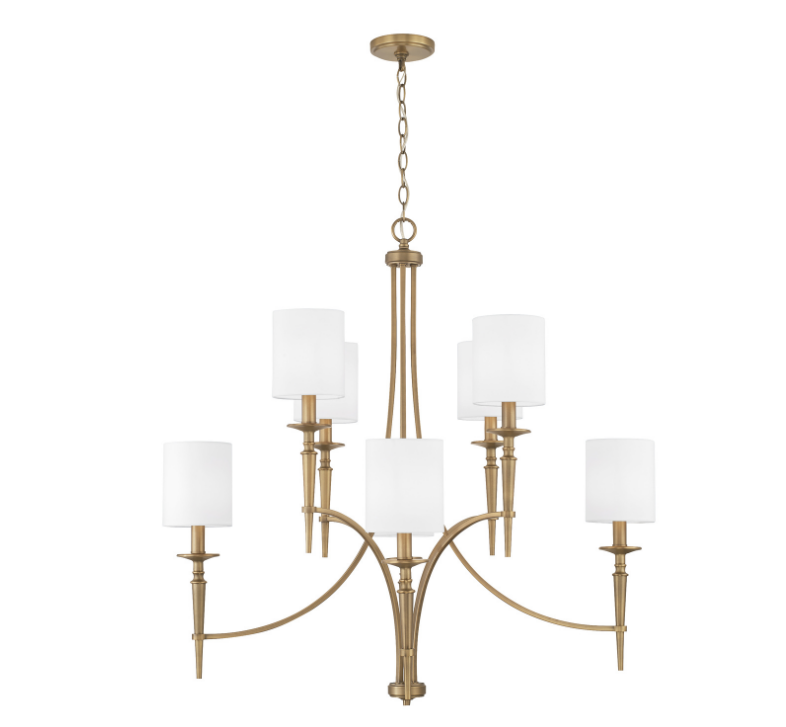 London 8 Light Chandelier